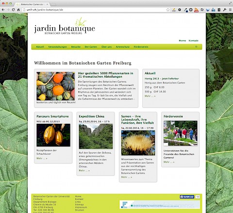 Jardin Botanique Fribourg