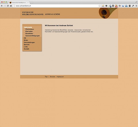 Historische Holzblasinstrumente Andreas Schöni