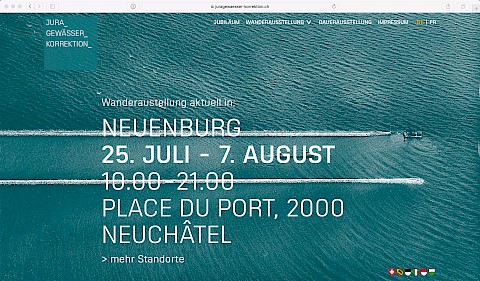 Pegelstand Wanderaustellung