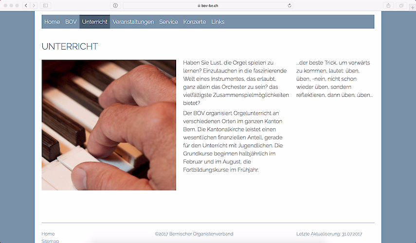 BOV desktop Unterseite